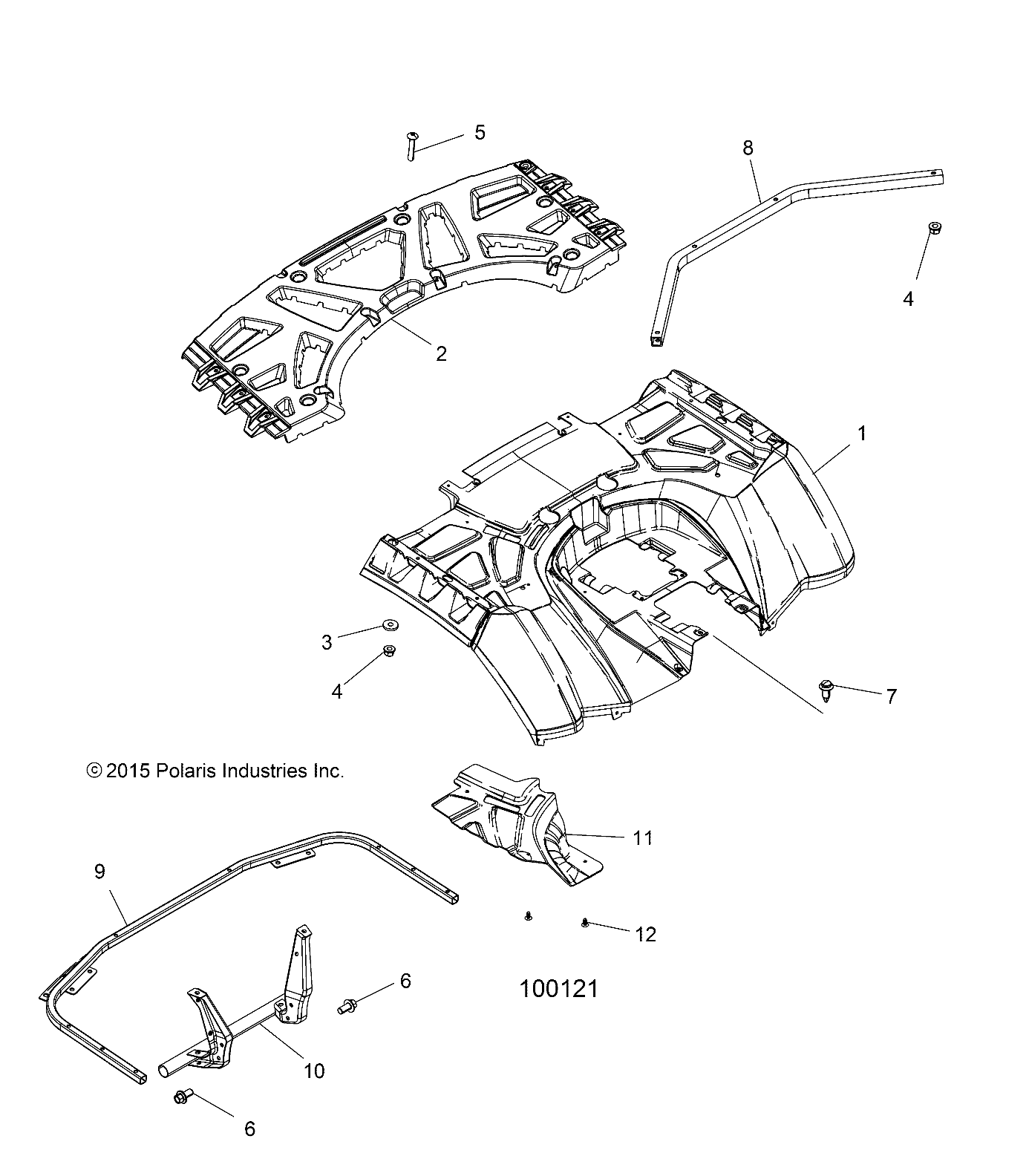 BODY, REAR CAB and REAR RACK - A16SXN85A3