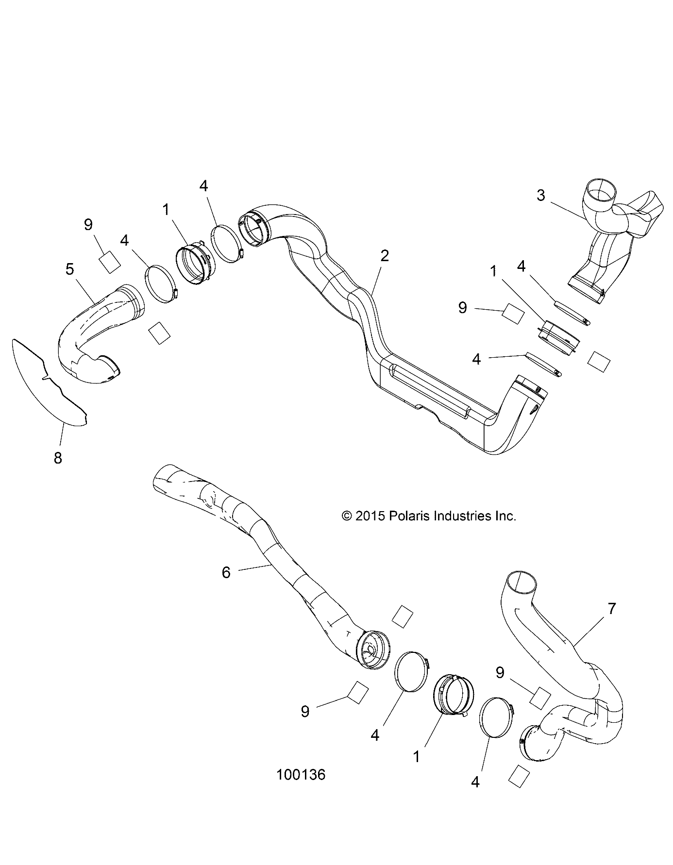 BODY, CLUTCH DUCTS - A16SXM95AL