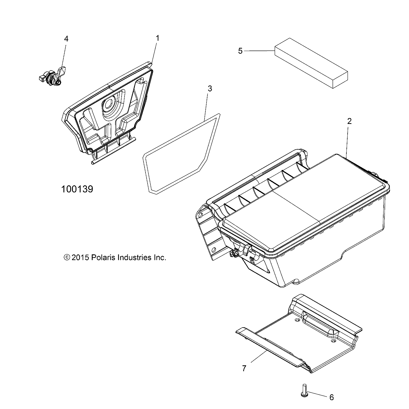 BODY, STORAGE, REAR - A16SXM95AL