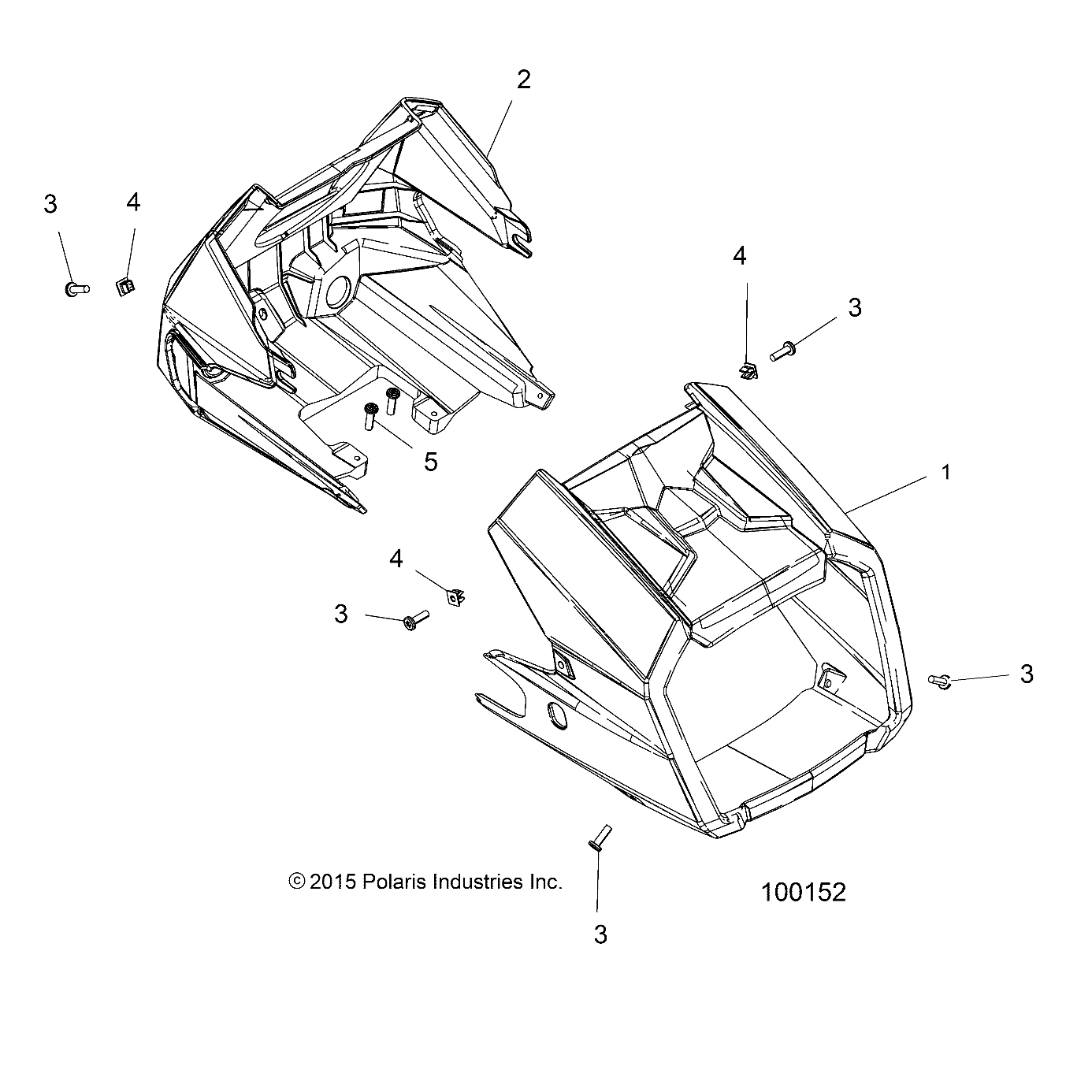 BODY, HEADLIGHT POD - A17SYE95AK