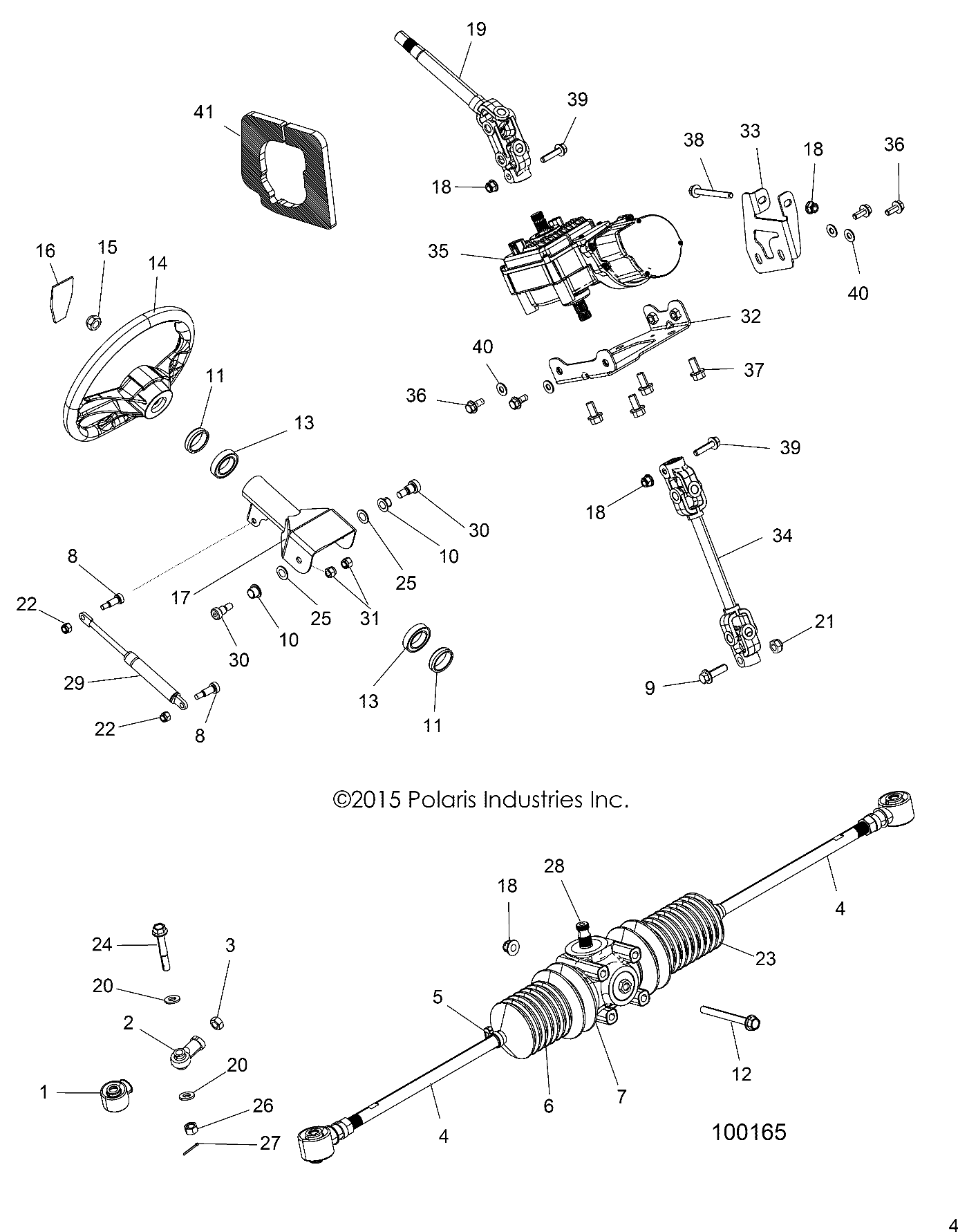 STEERING, STEERING ASM. -  A16DAE87AL (100165)