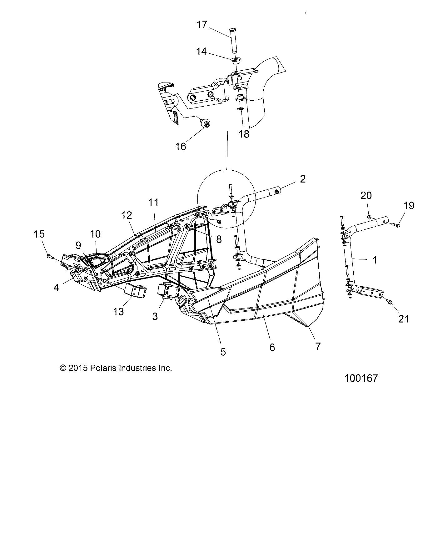 BODY, DOORS (BUILT 10/2/15 AND AFTER) - A16DAE57FM(100167)