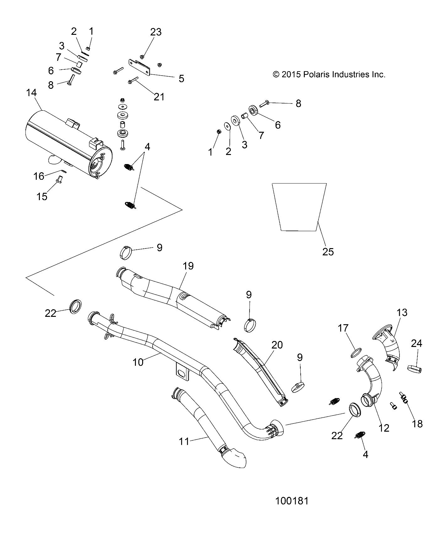 ENGINE, EXHAUST - A16SET57C1/C7/SES57C1/C2/SBT57C1