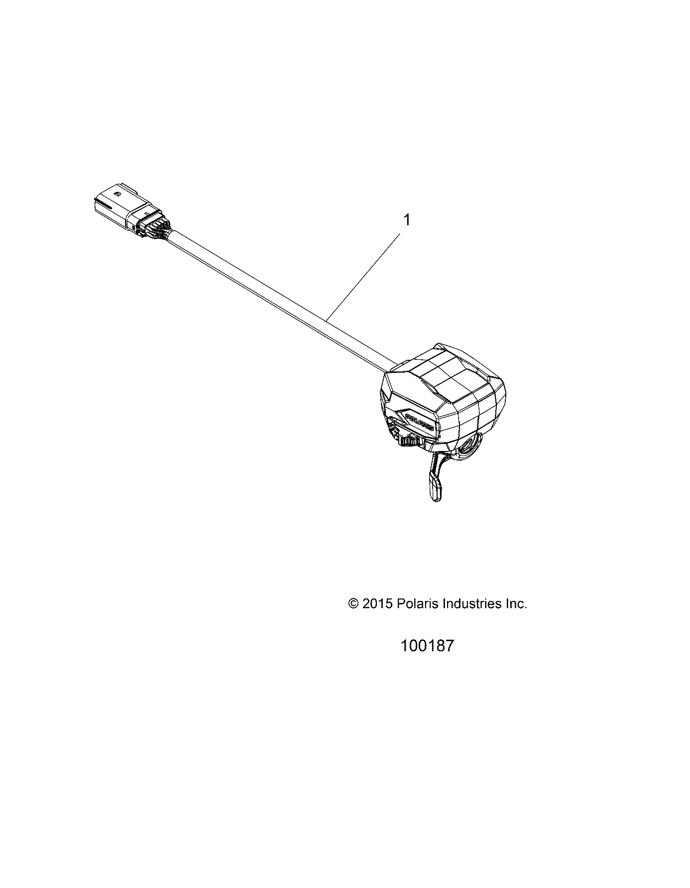 STEERING, CONTROLS, THROTTLE ASM. - A16SUH57N6 (100187)