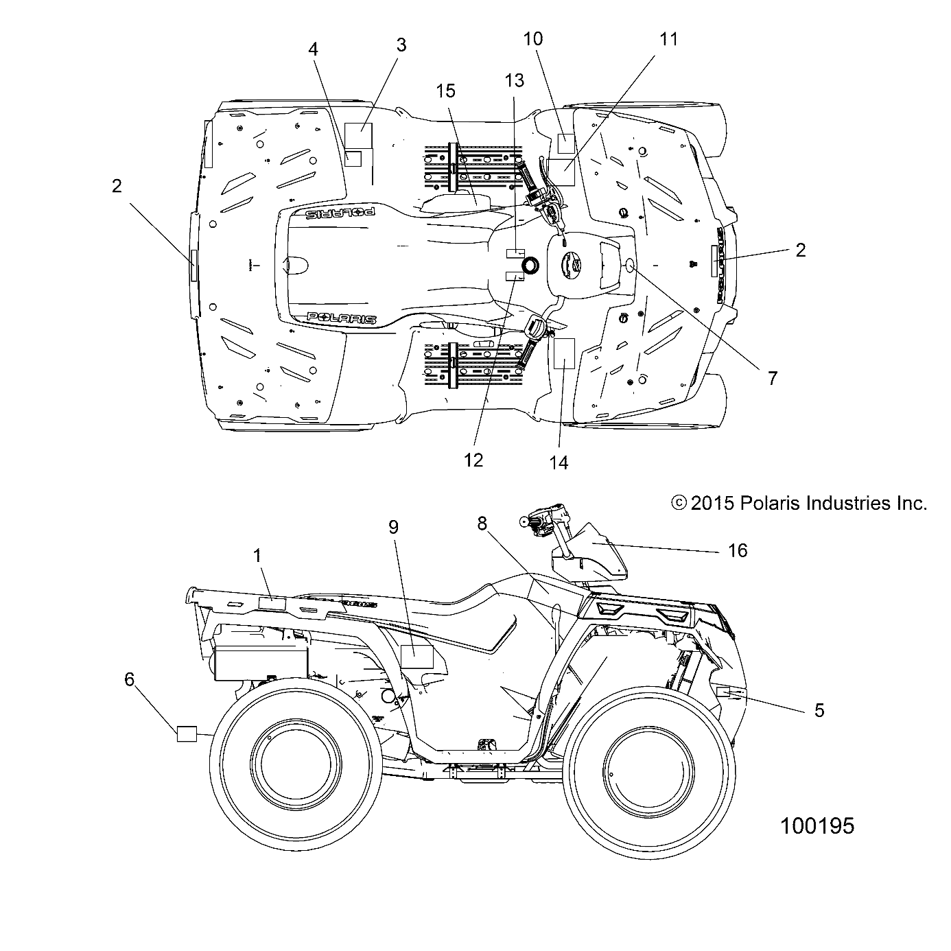 BODY, DECALS - A16SEH57A7