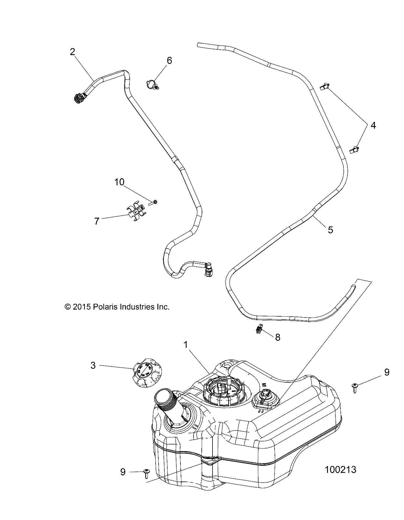 BODY, FUEL TANK - A16DAE87AL (100213)