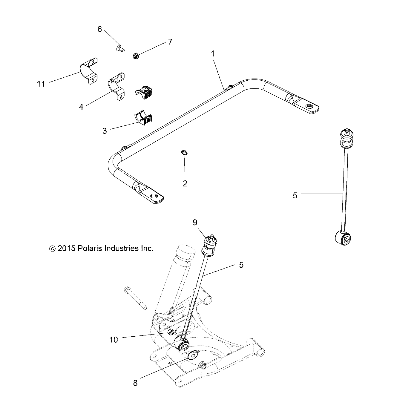 SUSPENSION, STABILIZER BAR, REAR - A16DAE87AL (100223)