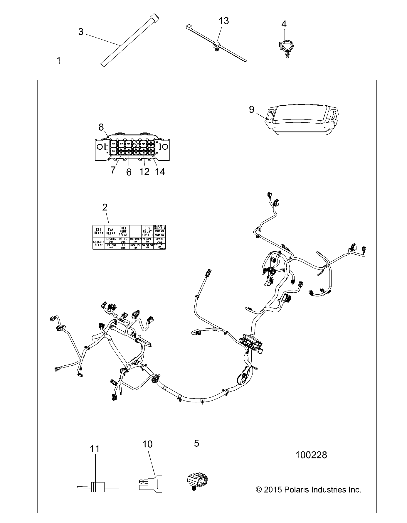 ELECTRICAL, WIRE HARNESS - A16DAA57F1/F2/E57FM (100228)