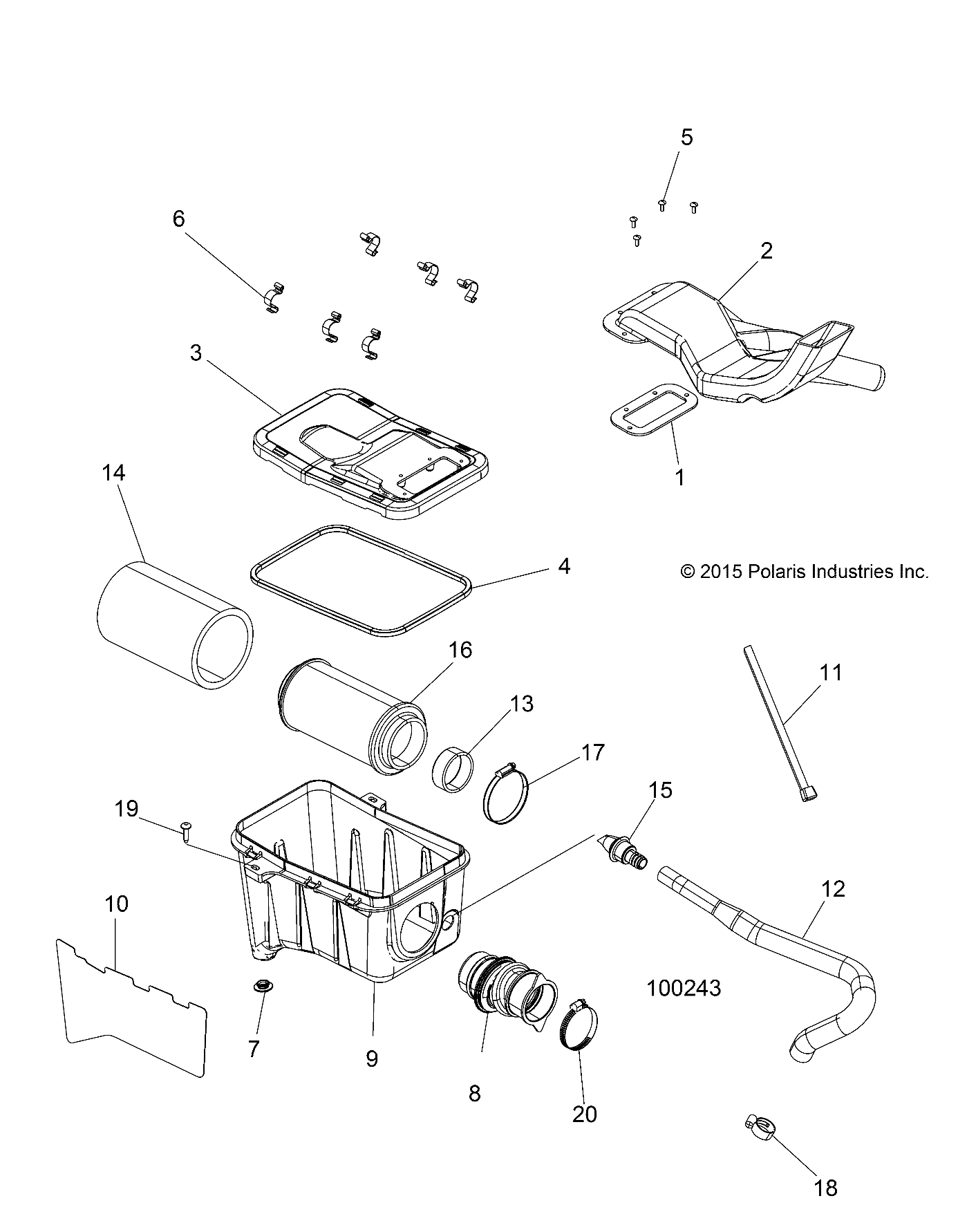 ENGINE, AIR INTAKE SYSTEM - A16SET57C1/C7/SES57C1/C2/SBT57C1