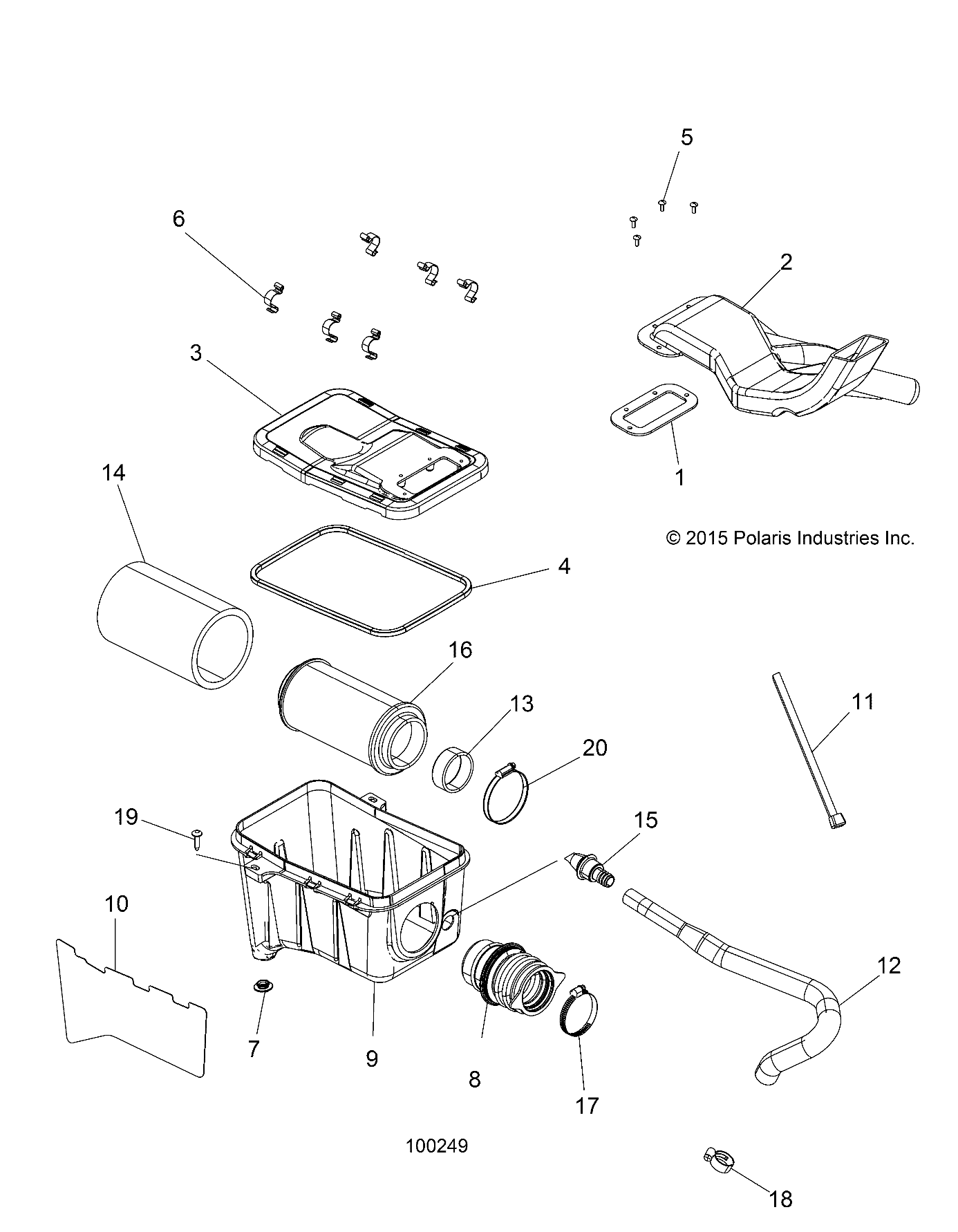 ENGINE, AIR INTAKE SYSTEM - A16SEB57C1/C2/SEC57C1/C2/CL/SBB57C1