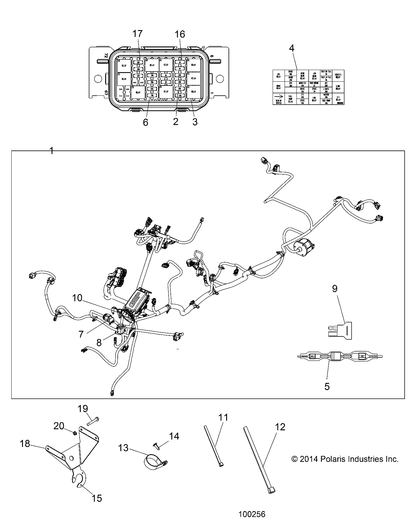 ELECTRICAL, HARNESS - A16SHS57CM (100256)