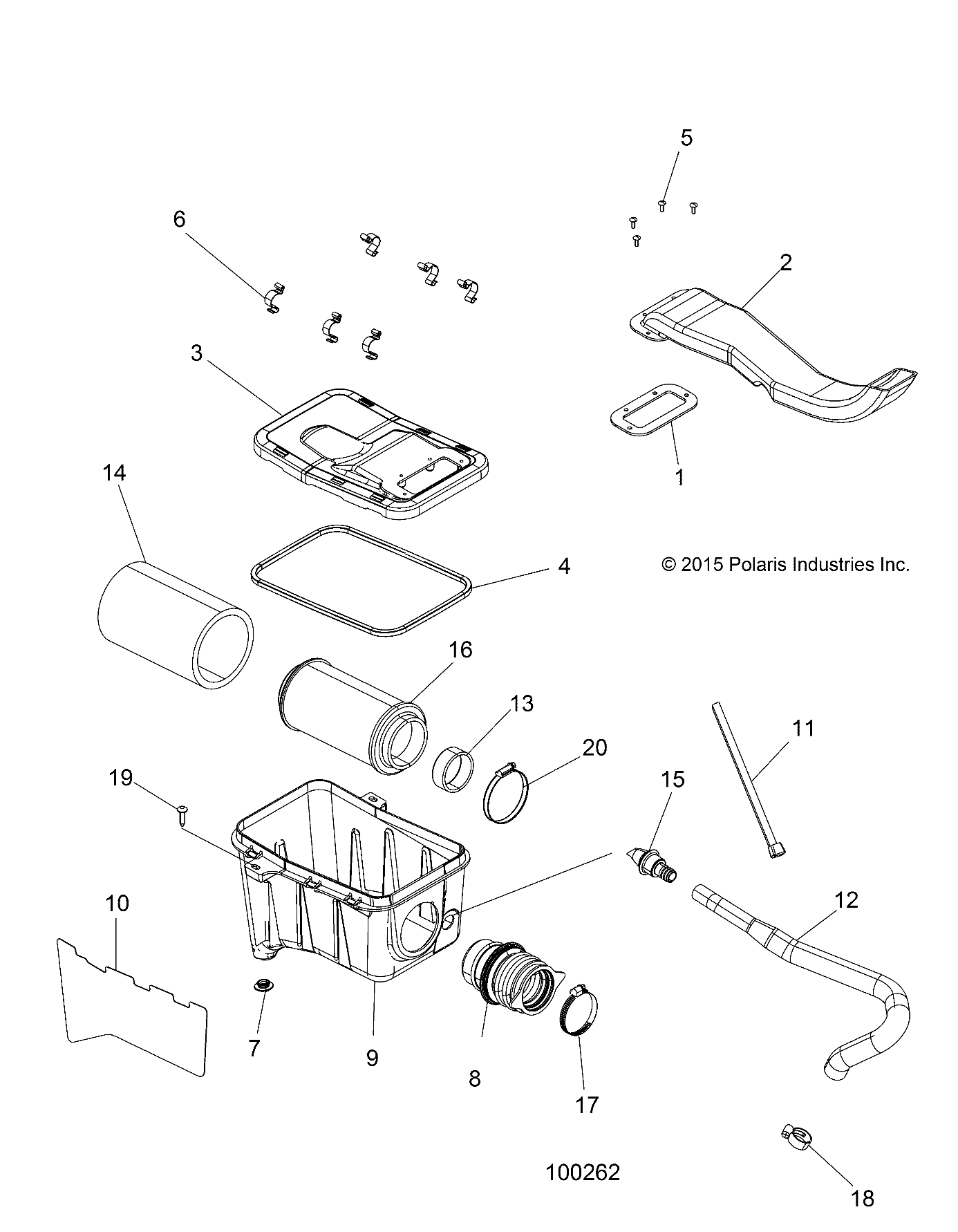 ENGINE, AIR INTAKE SYSTEM - A16SDS57C2