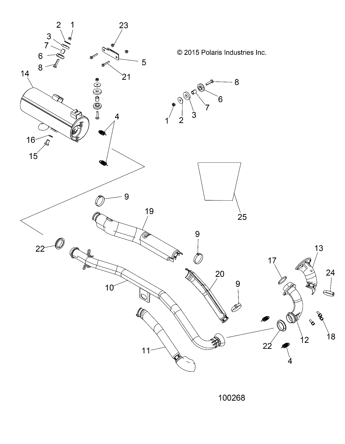 ENGINE, EXHAUST - A16SEA45A1/A5/SEE45A1