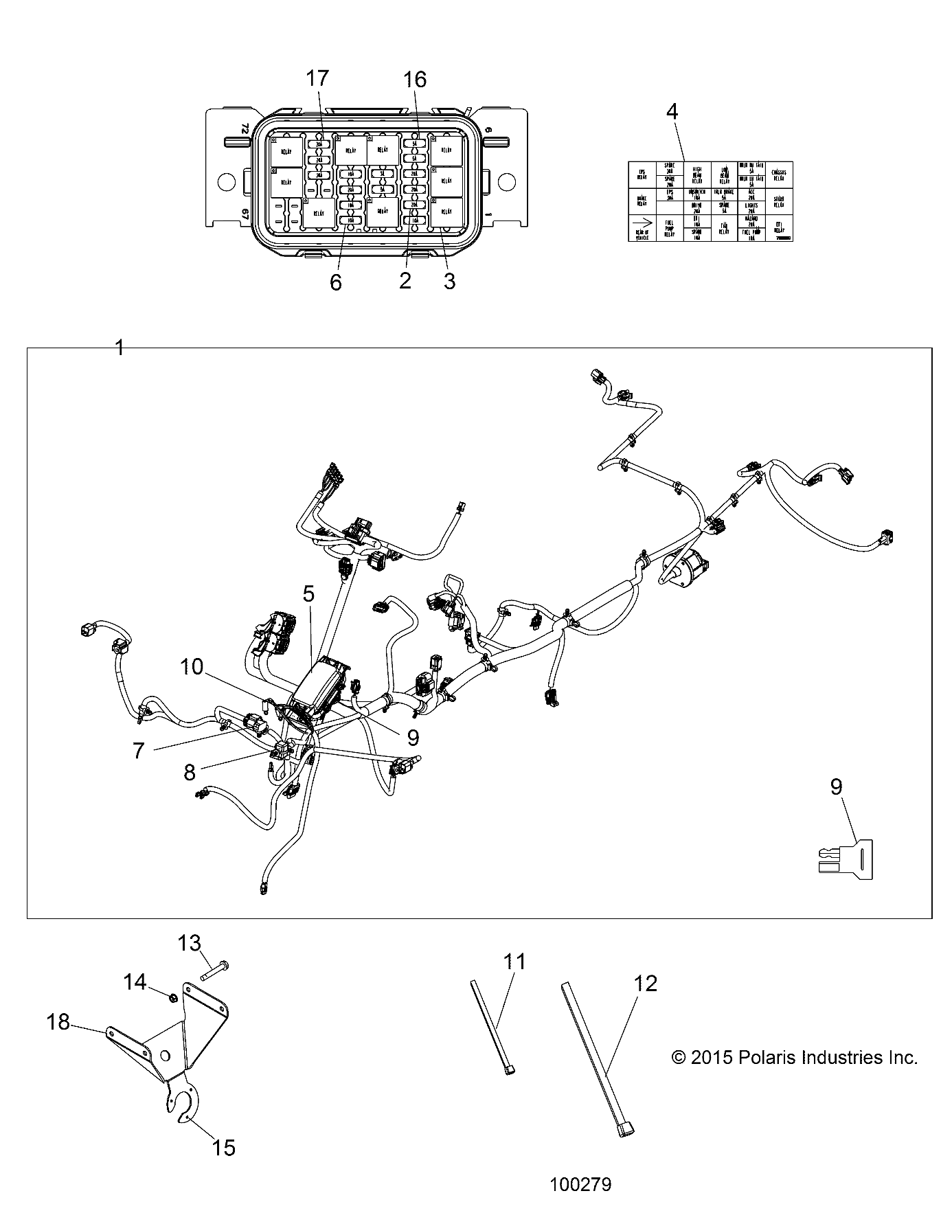 ELECTRICAL, HARNESS -  A16SUS57C1 (100279)