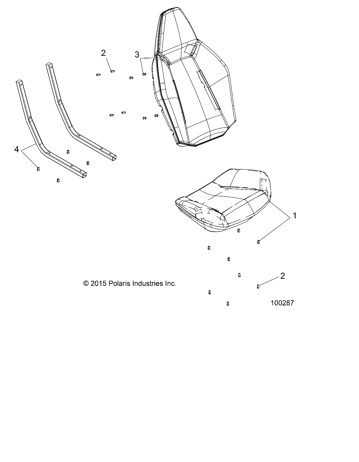 BODY, SEAT ASM. - A17DAE57AM (100287)