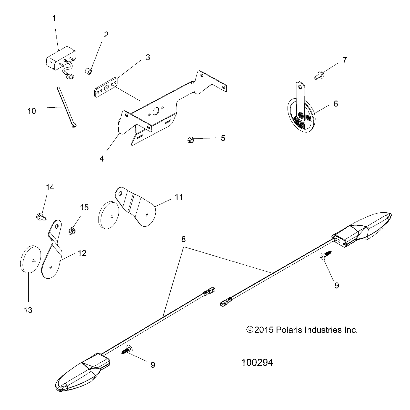 ELECTRICAL, TURN SIGNALS and HORN - A16SUC57C1 (100294)