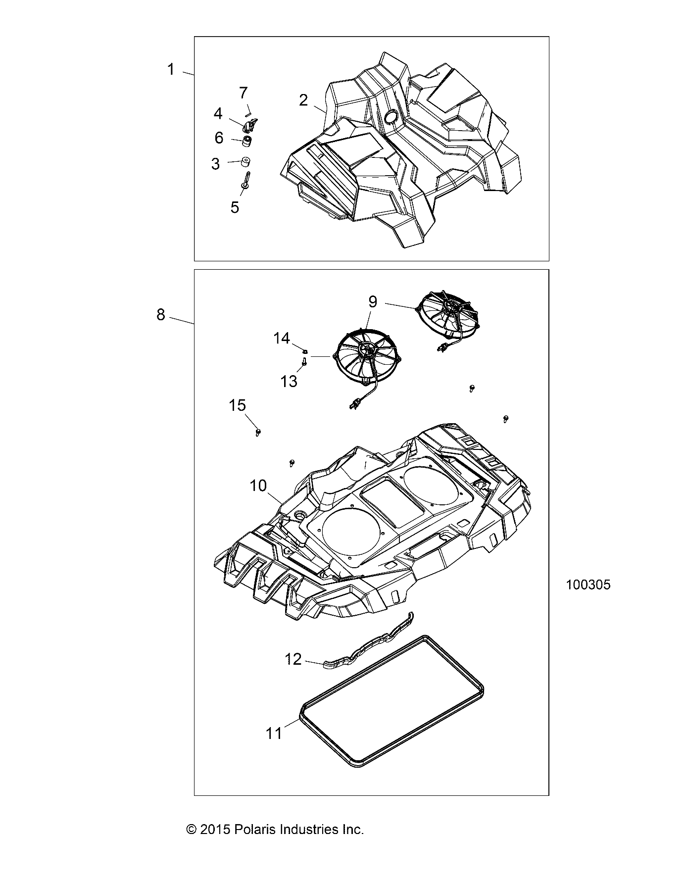 ENGINE, COOLING SYSTEM, FANS AND SHROUDS - A16SXN85A3