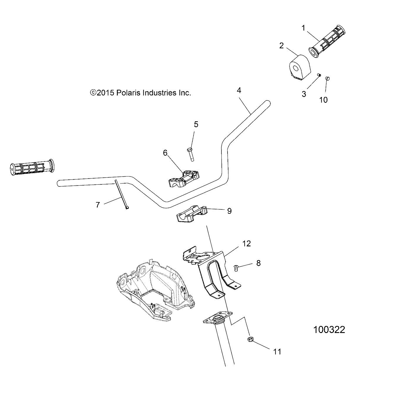 STEERING, HANDLEBAR and CONTROLS - A16SAA57N1