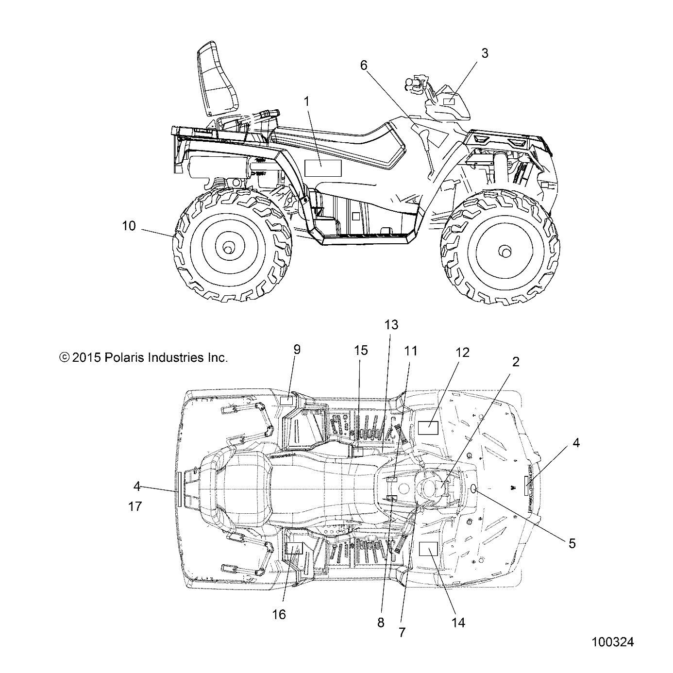 BODY, DECALS - A16SDS57C2 (100324)