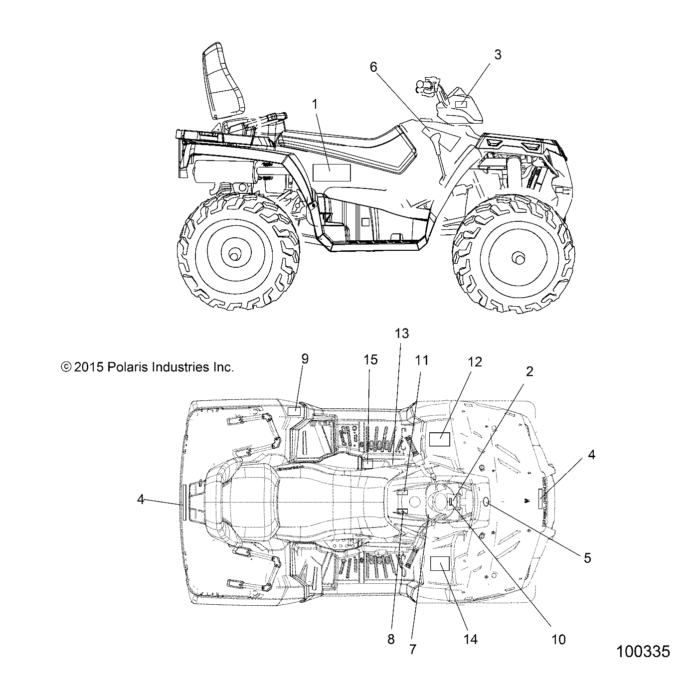 BODY, DECALS - A16SDC57C2 (100335)