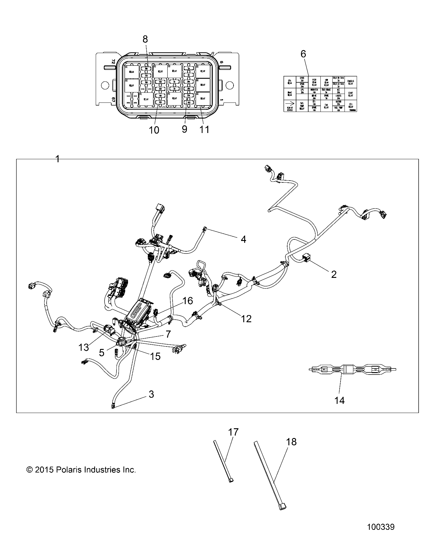 ELECTRICAL, HARNESS - A16SDC57C2 (100339)