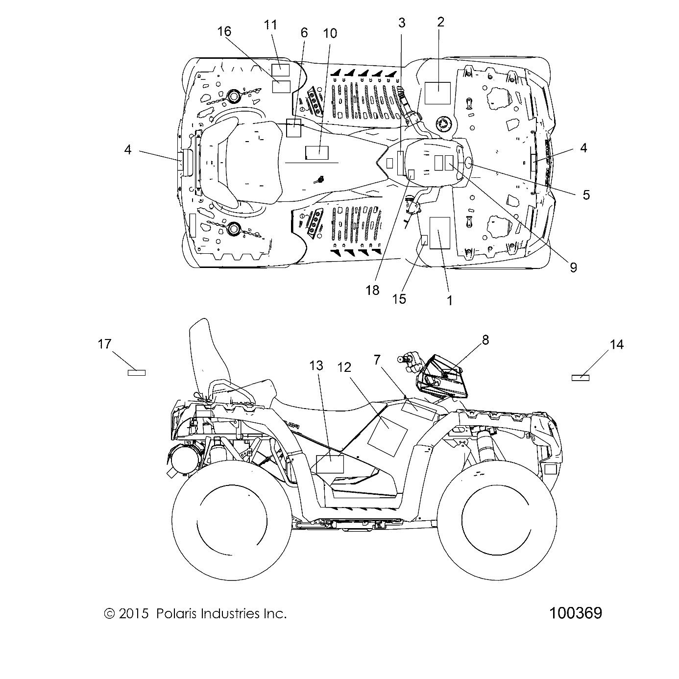 BODY, DECALS - A16SYS95CK (100369)