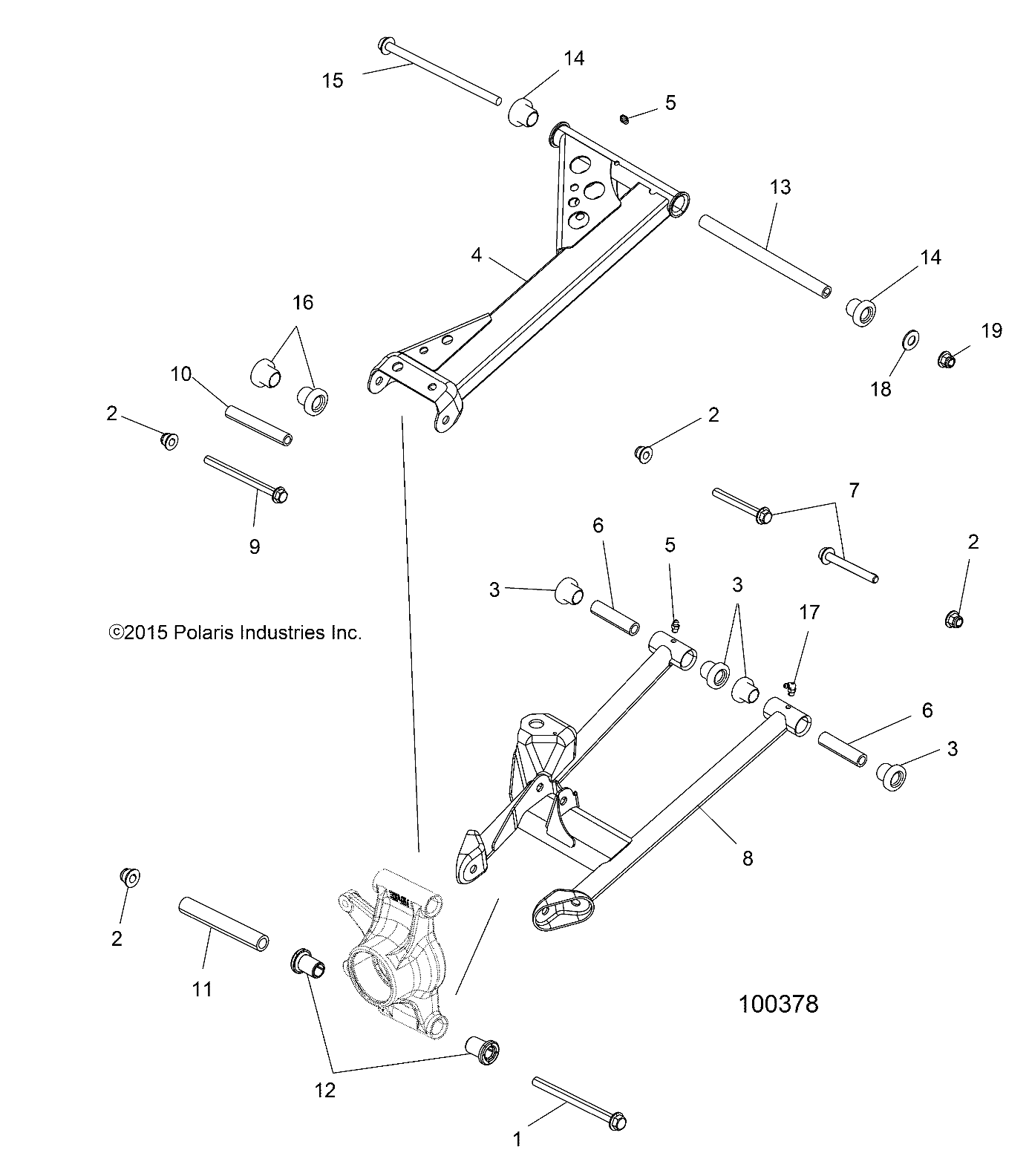 SUSPENSION, REAR - A20SVE95PR (100378)