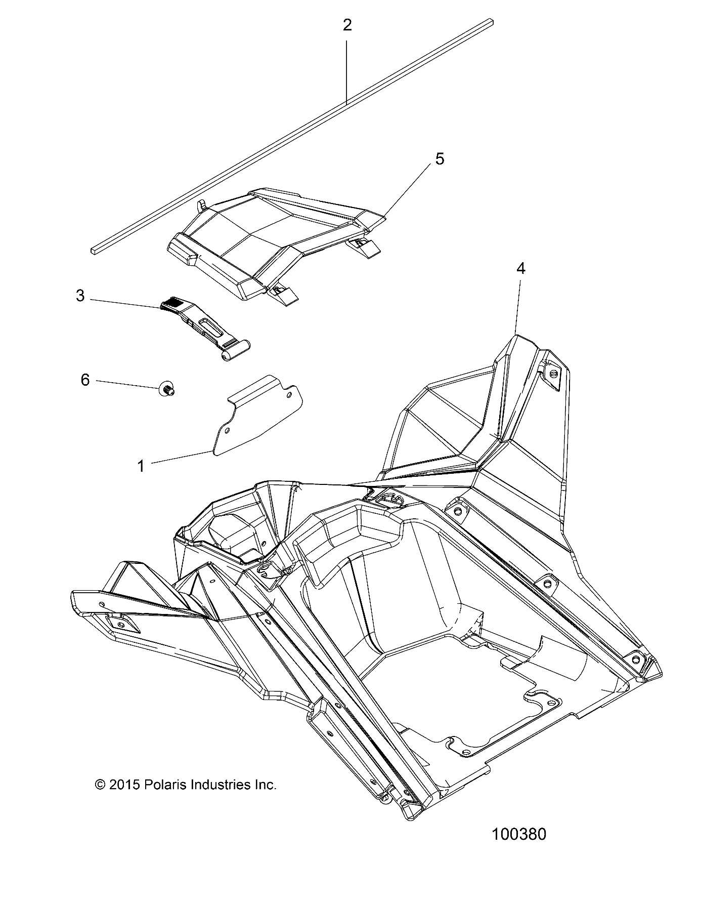 BODY, STORAGE, REAR - A17SVS95CM/T95C2