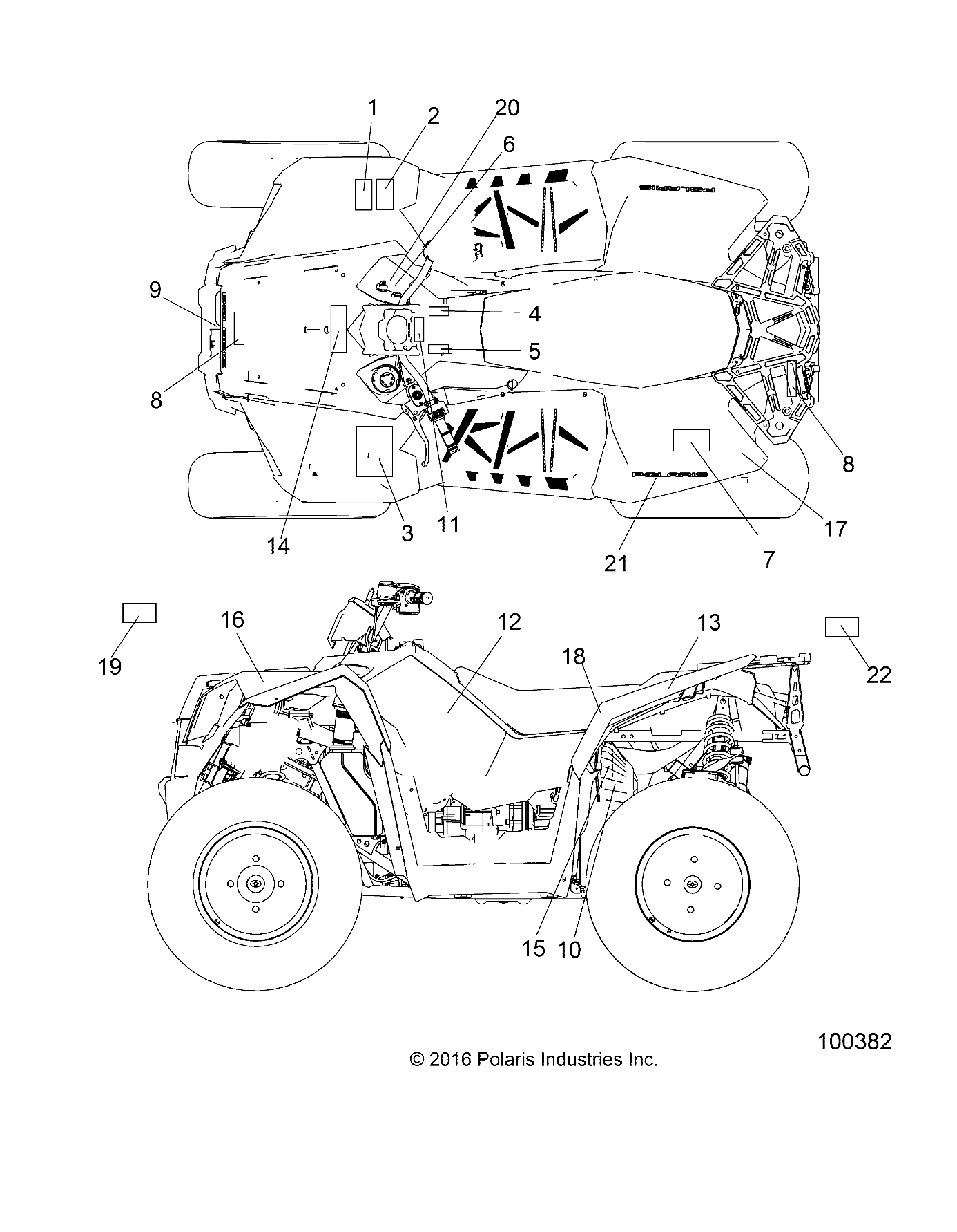 BODY, DECALS - A16SVS95CM/T95C2