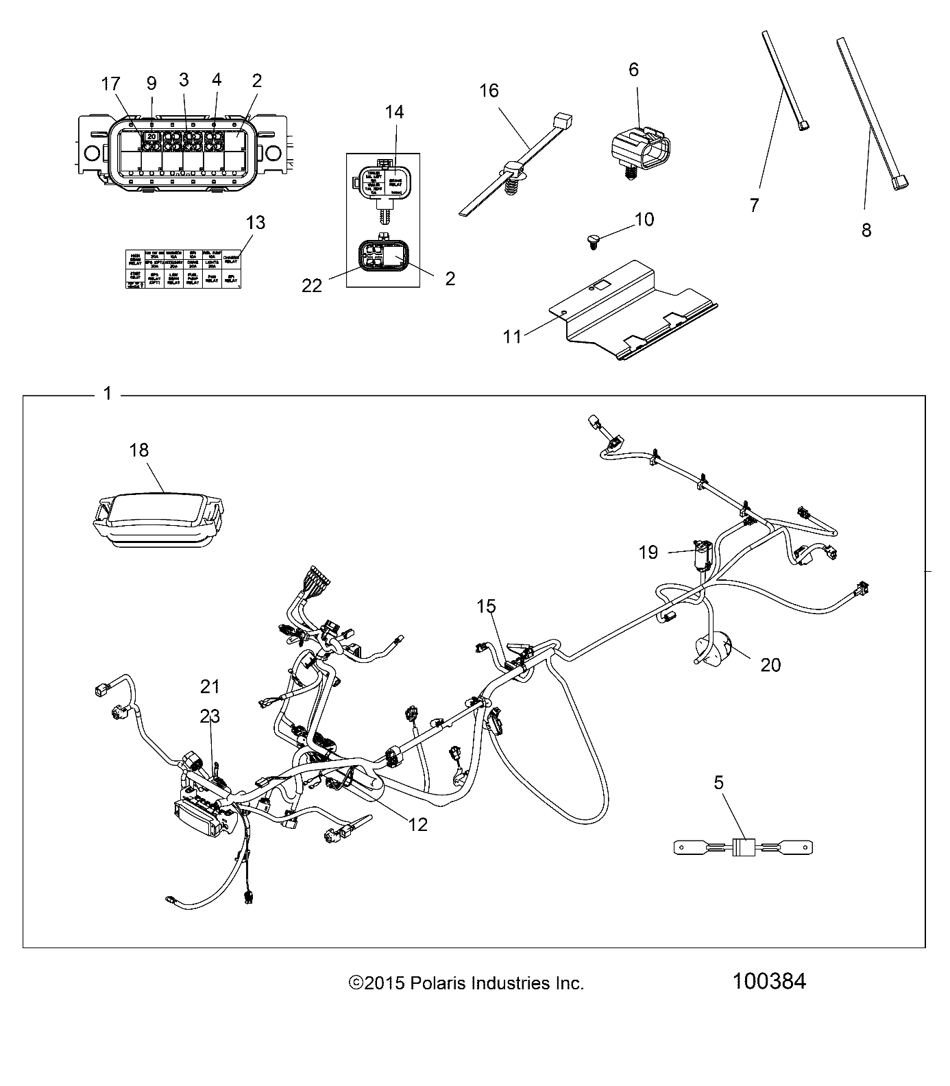 ELECTRICAL, HARNESS - A16SVS95CM/T95C2