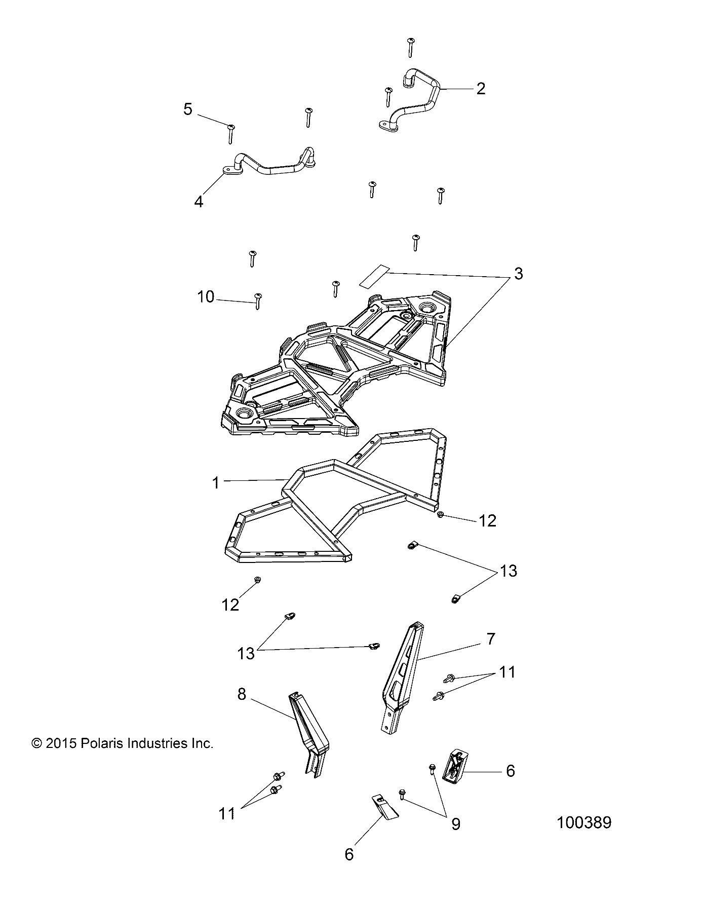 BODY, REAR RACK - A17SVS95CM/T95C2