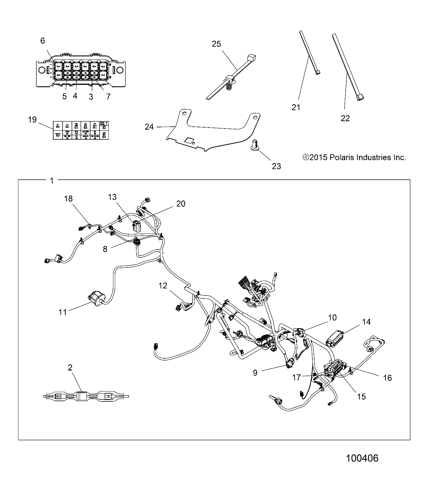 ELECTRICAL, HARNESS - A16SXS95CK/CG/T95C2