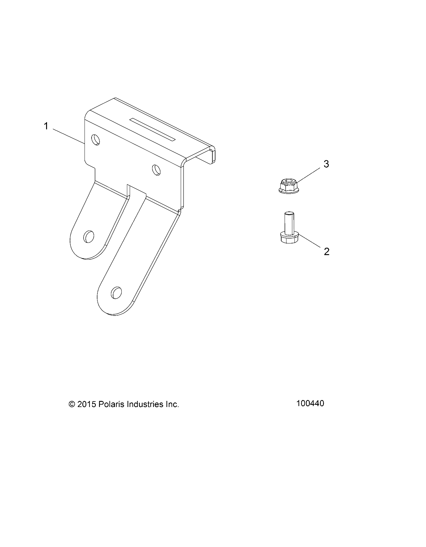 CHASSIS, SEATBELT ANCHORS - A16SUS57C1 (100440)