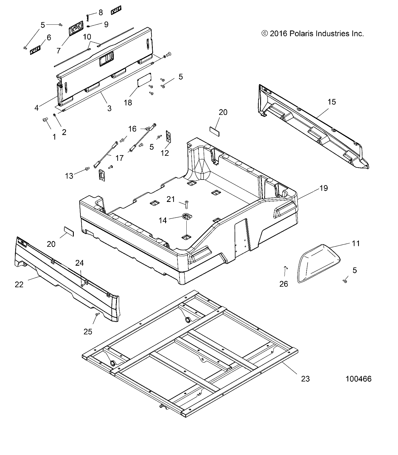 BODY, DUMP BOX - A19S6E57B1