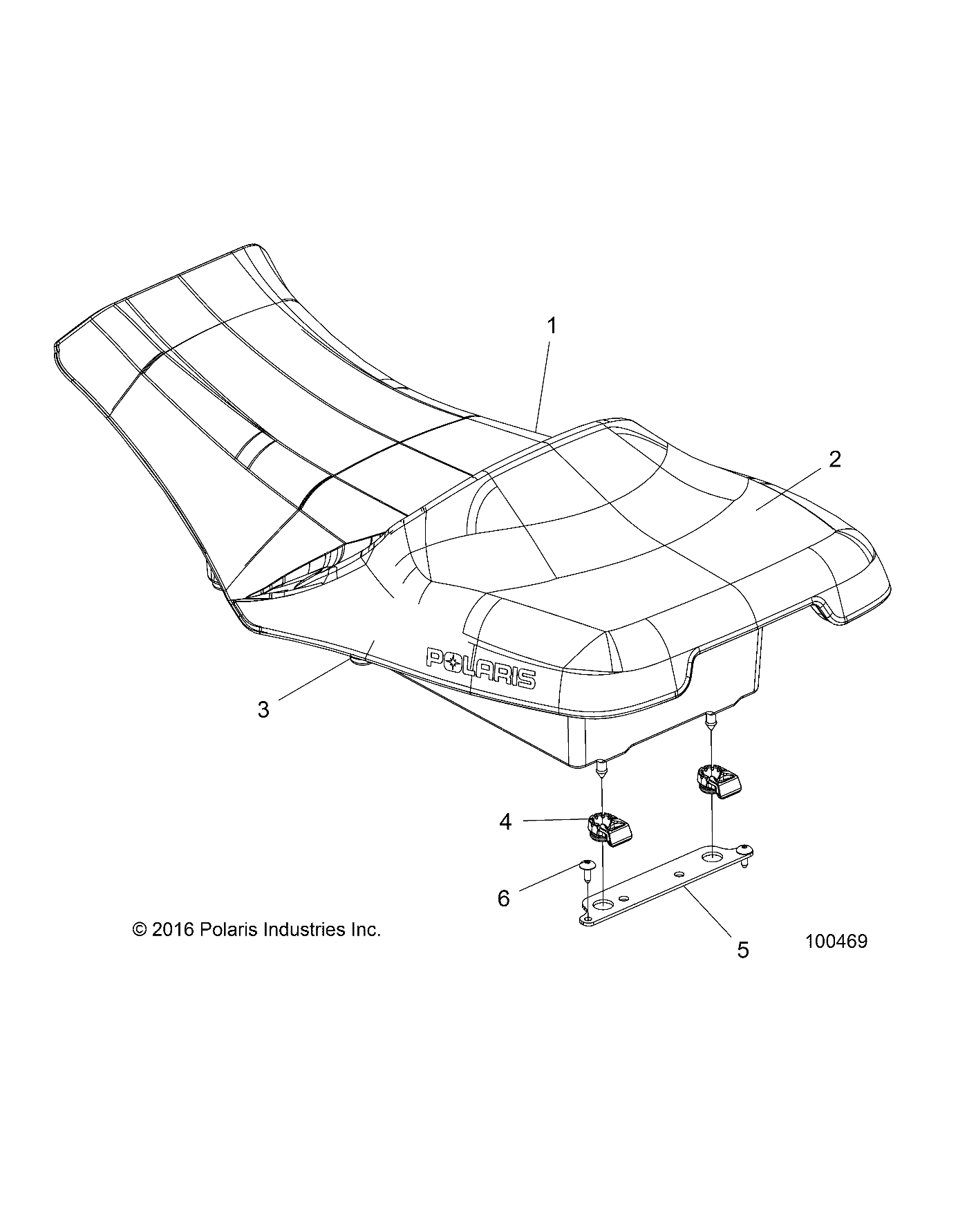 BODY, SEAT - A19S6E57F1/FL