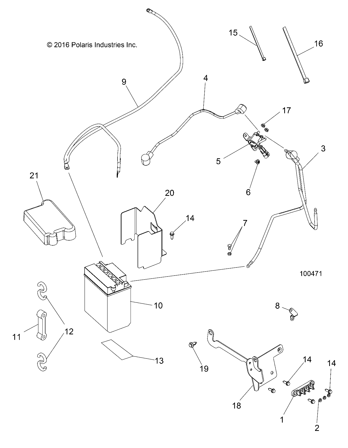 ELECTRICAL, BATTERY - A17S6S57C1/CM