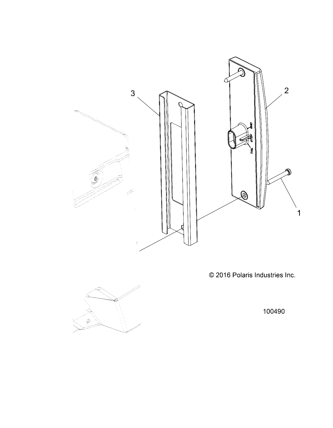 ELECTRICAL, TAILLIGHTS - A17S6S57C1/CM