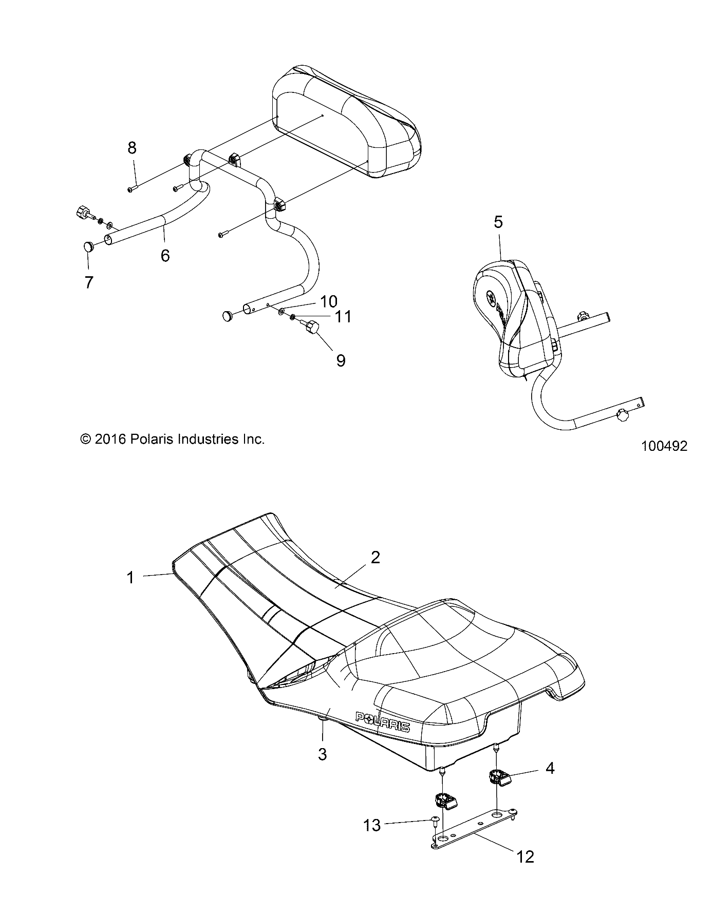 BODY, SEAT - A18S6S57C1/CL