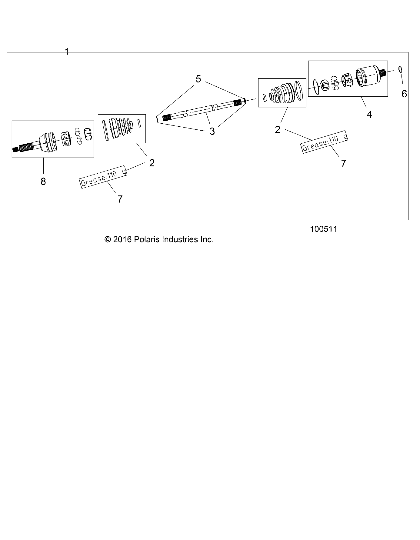 DRIVE TRAIN, REAR HALF SHAFT (FROM 4/26/16) - A16DAA32A1/A7 (100511)