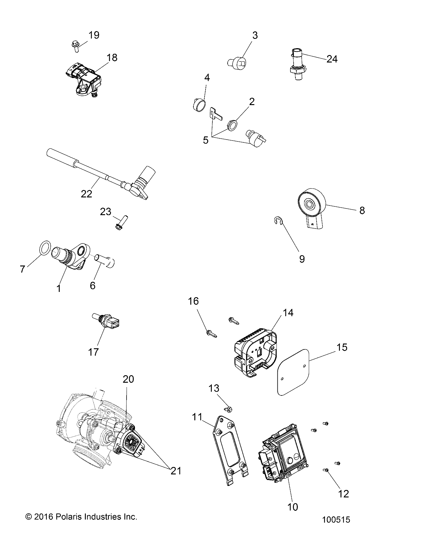 ELECTRICAL, SWITCHES, SENSORS and ECM - A17SEA57A1/5/7/9/L7/L8/E57A1/7/9/F57A4