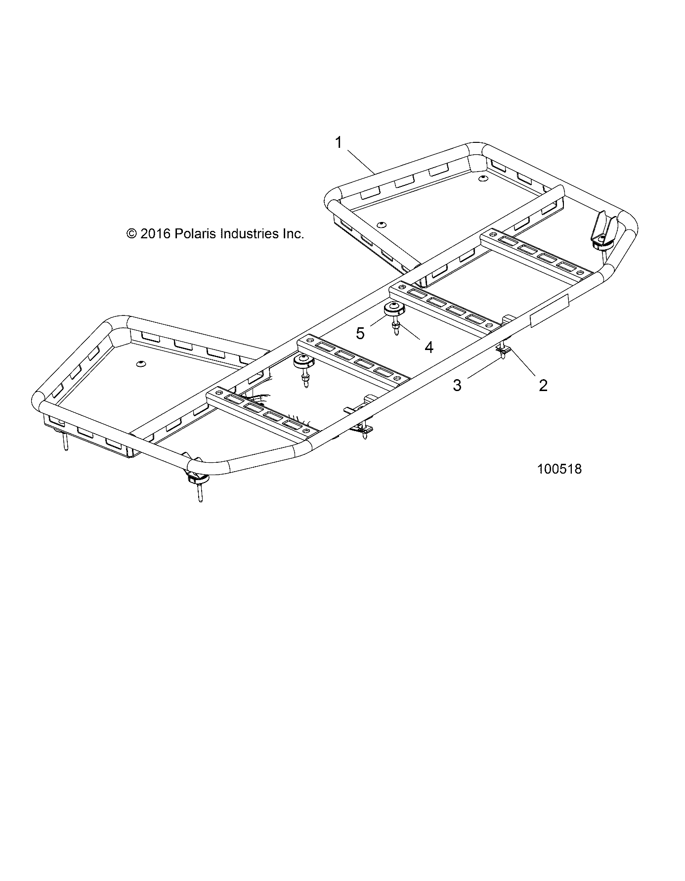 BODY, REAR RACK - A20SEG50A1/A5/CA1/CA5 (100518)