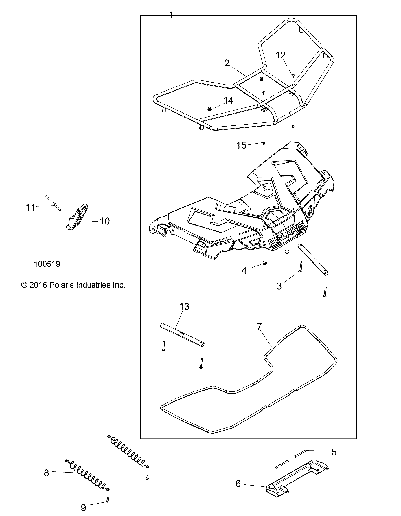 BODY, STORAGE, FRONT - A18SEF57N5