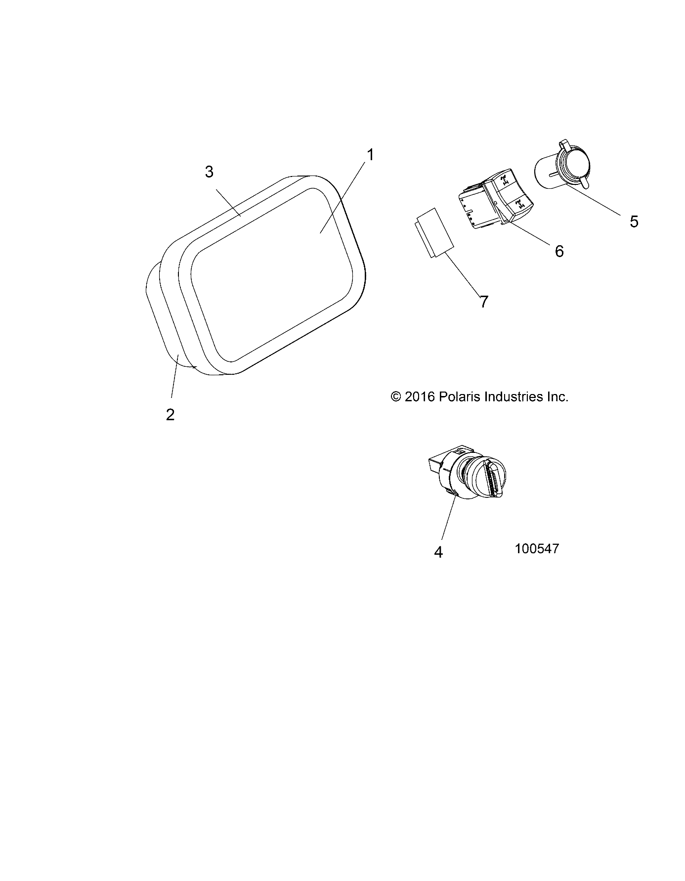 ELECTRICAL, DASH INSTRUMENTS AND SWITCHES - A18DAA50B7 (100547)