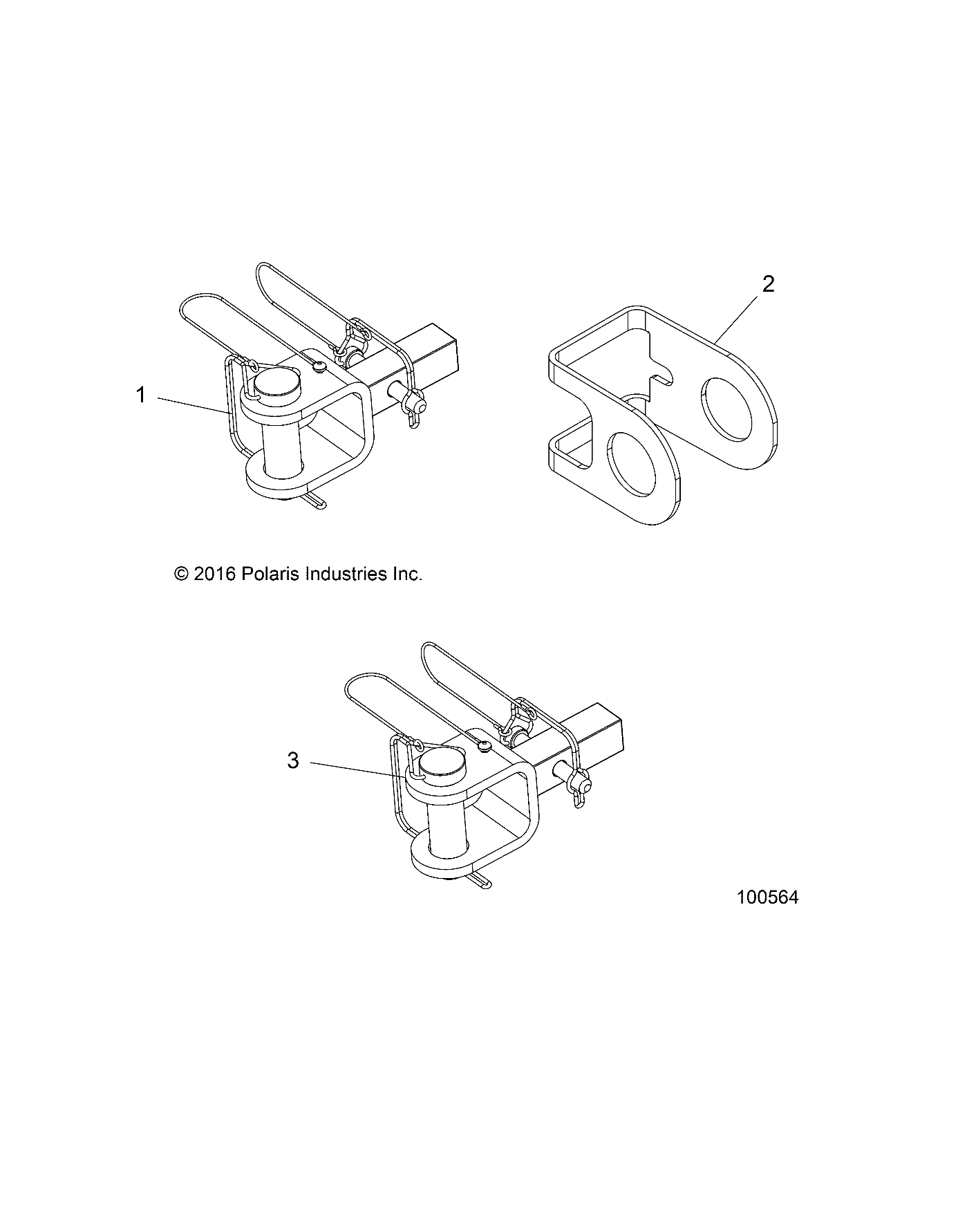 BODY HITCHES - A16SDS57C2 (100564)