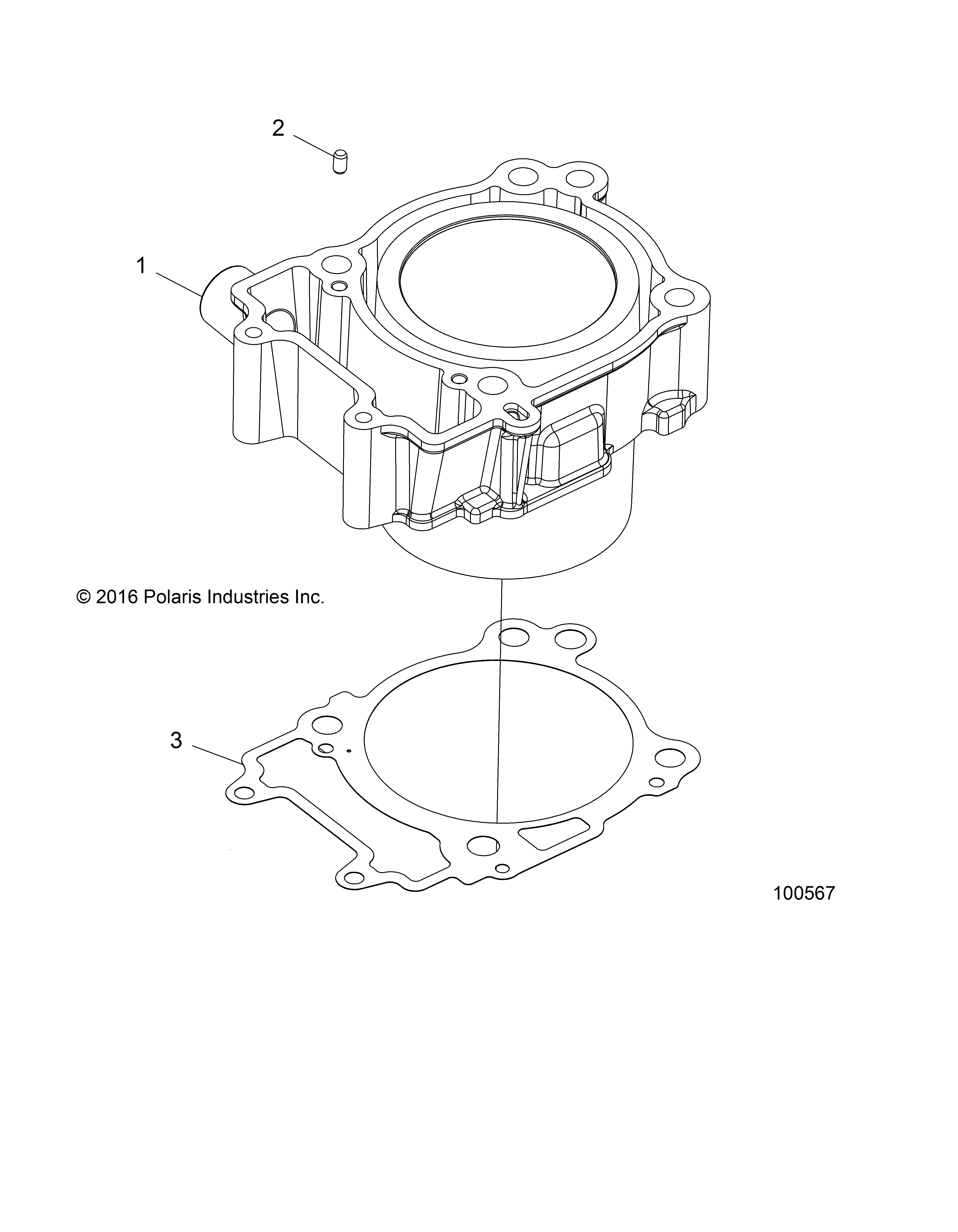 ENGINE, CYLINDER - A18DAA50B7