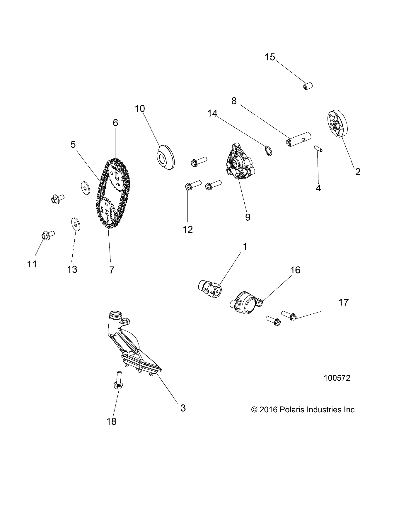 ENGINE, OIL PUMP - A17SAH50A5