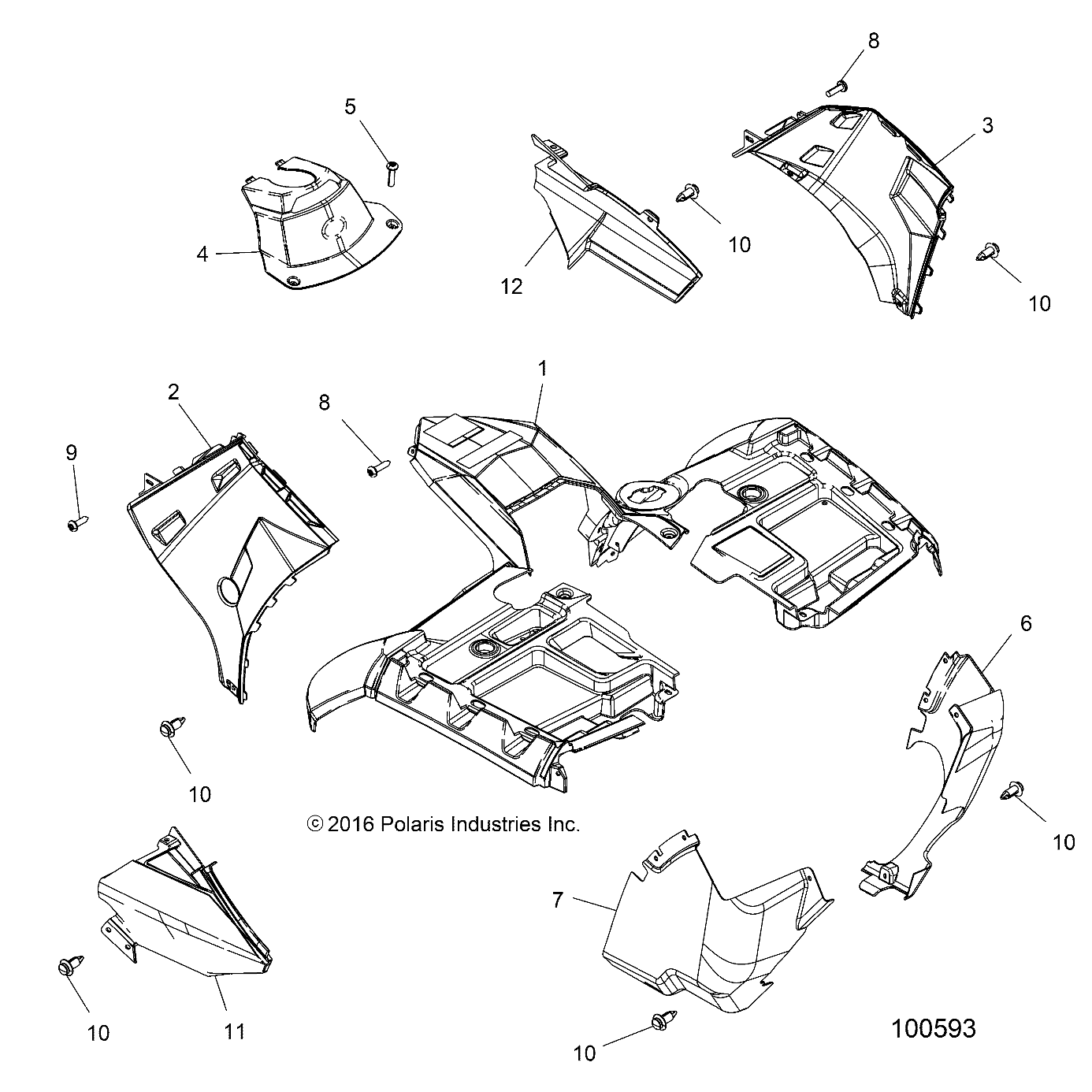 BODY, FRONT CAB - A17SXN85A5