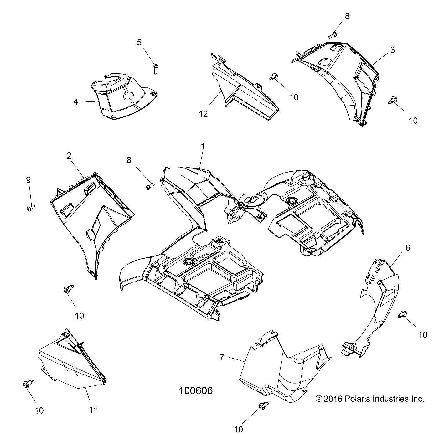 BODY, FRONT CAB - A18SXM95AL