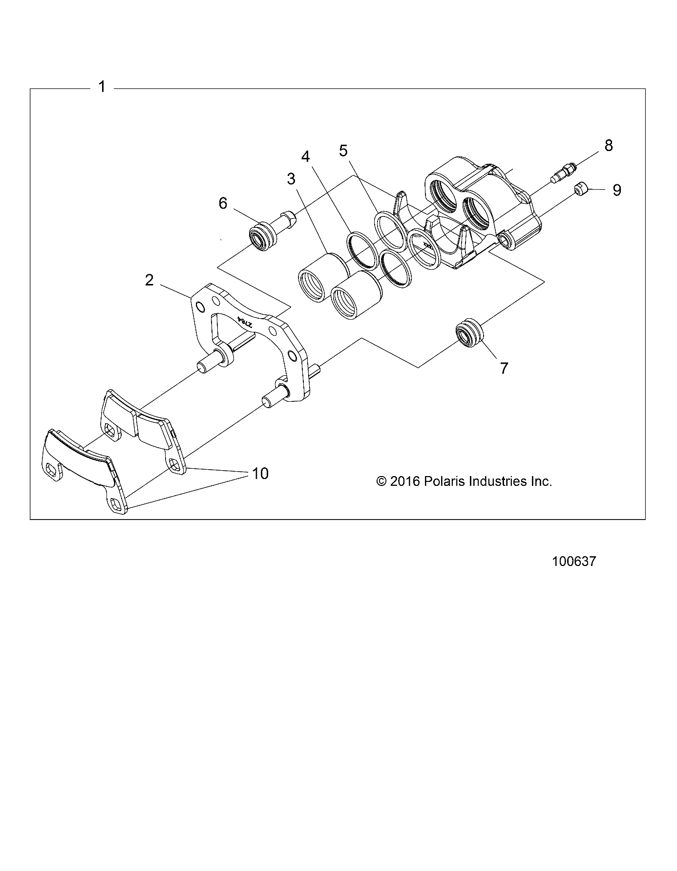 BRAKES, CALIPER, FRONT - A18DCE87BB (100637)