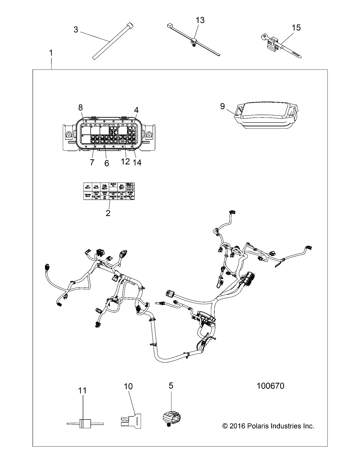 ELECTRICAL, WIRE HARNESS - A17DCE87AU (100670)